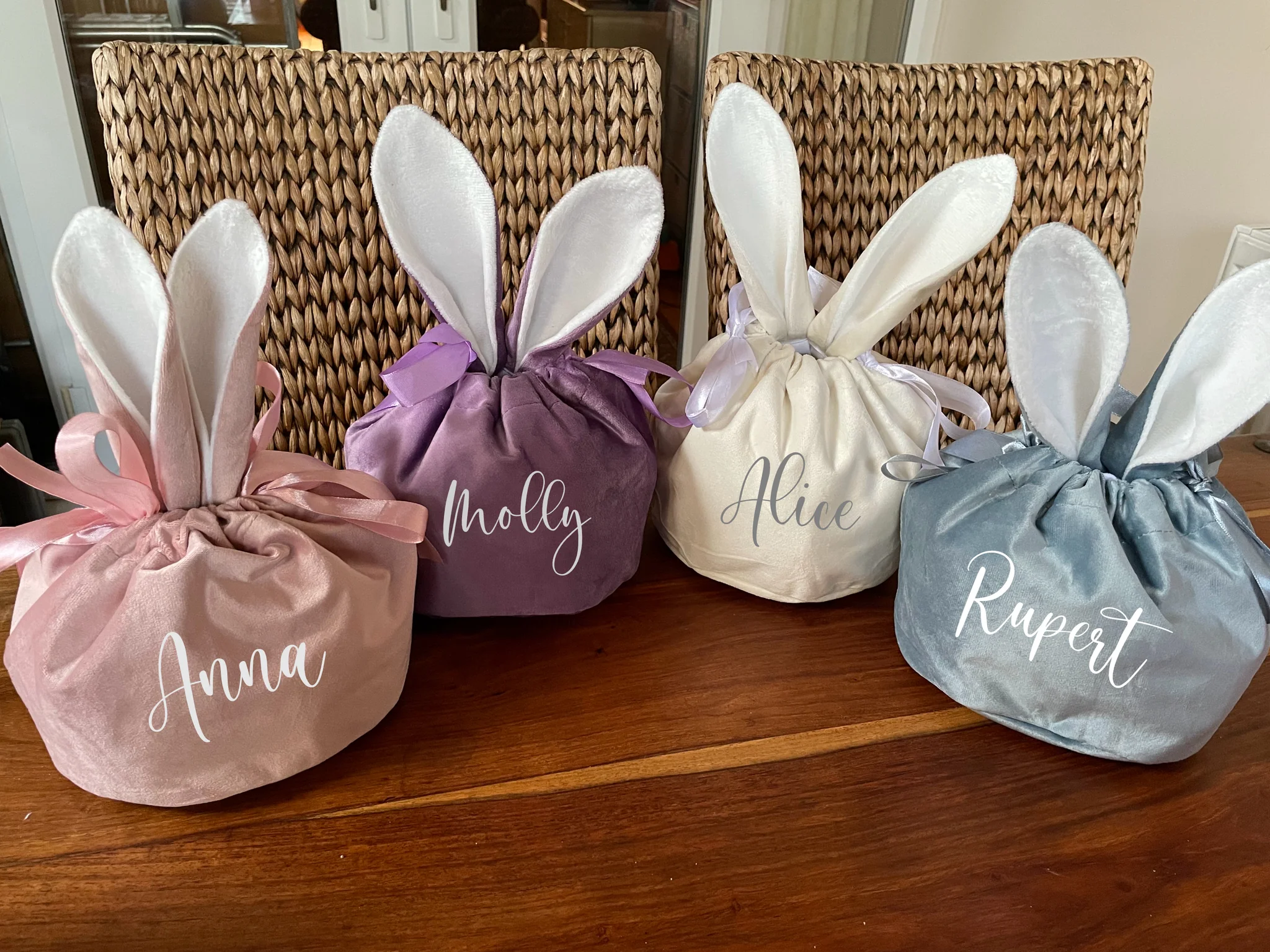 velvet gift bags