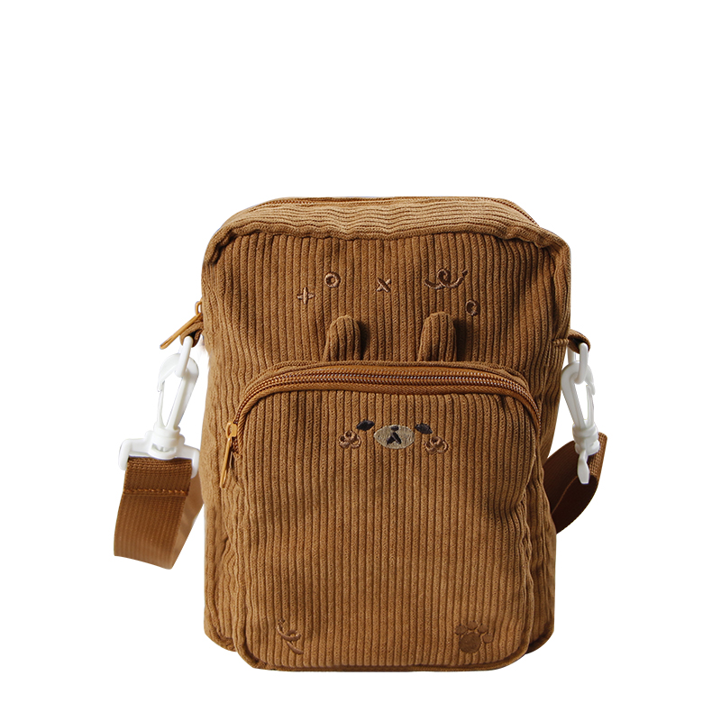 Corduroy Incline shoulder crossbody bag