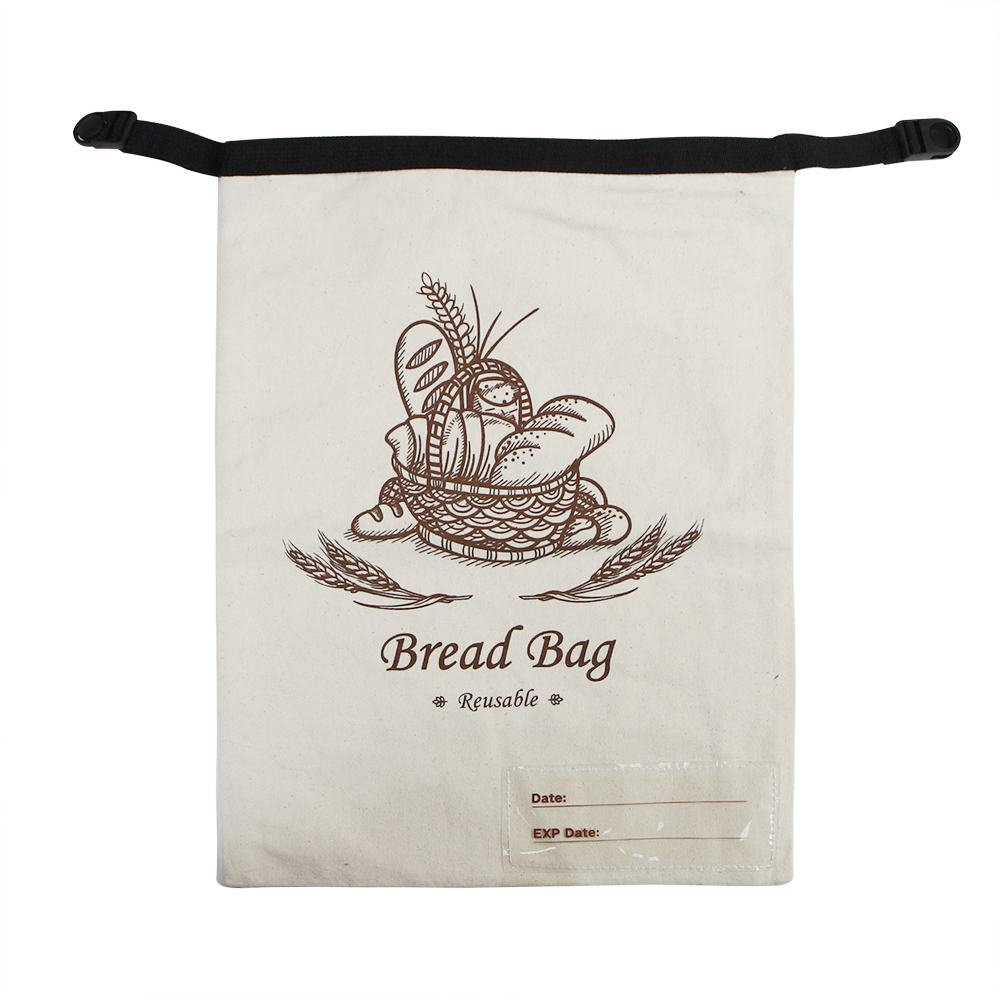 Natural canvas bread storage bag