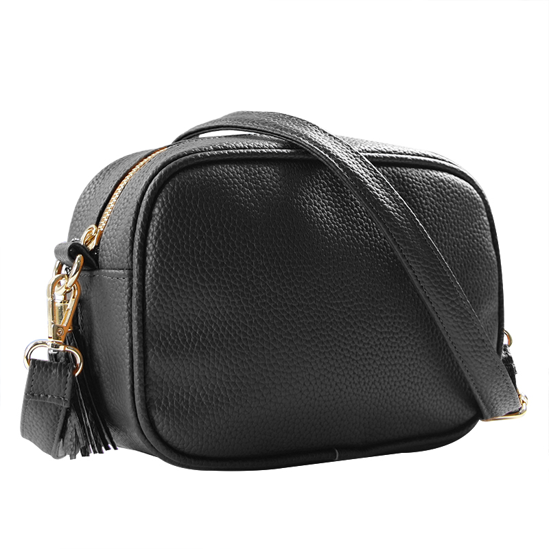 black crossbody bag