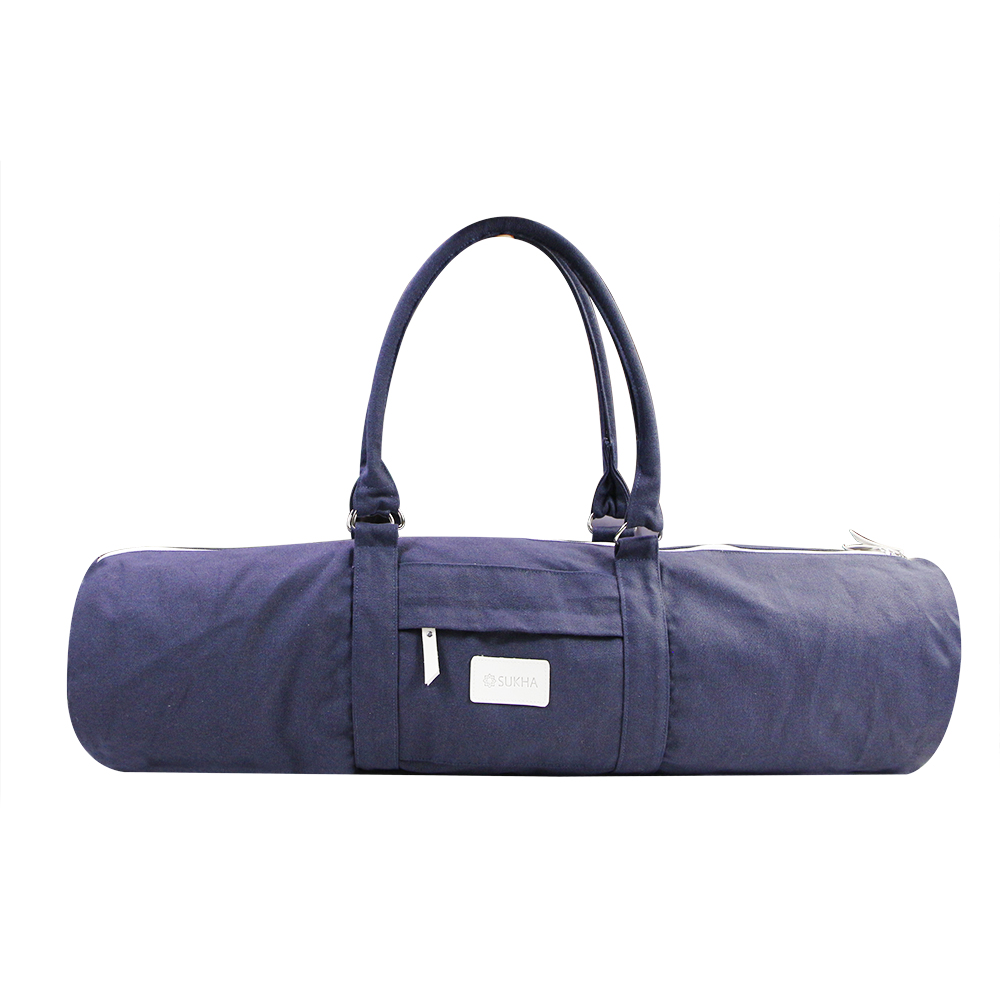 Canvas yoga mat carry sport bag