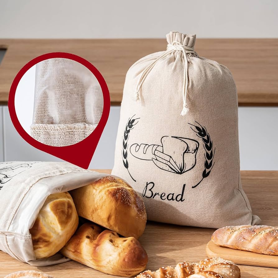 linen bread bags