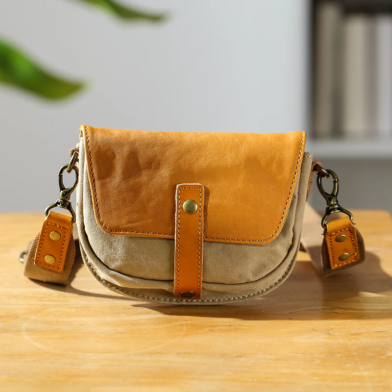 small canvas crossbody bag