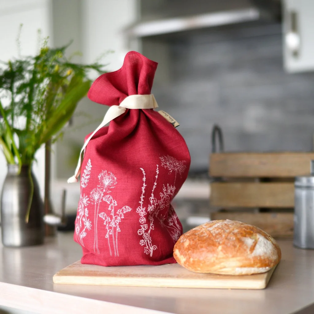 wholesale linen bread bag