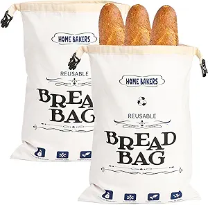 Wholesale Custom Reusable Fresh-Keeping Waterproof Baguette Bread Storage Bag