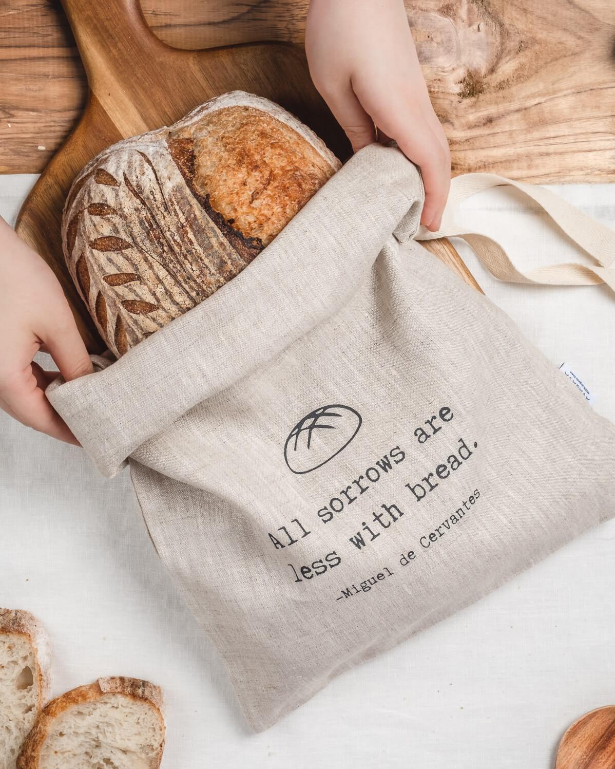 Custom Baguette Bread Bag